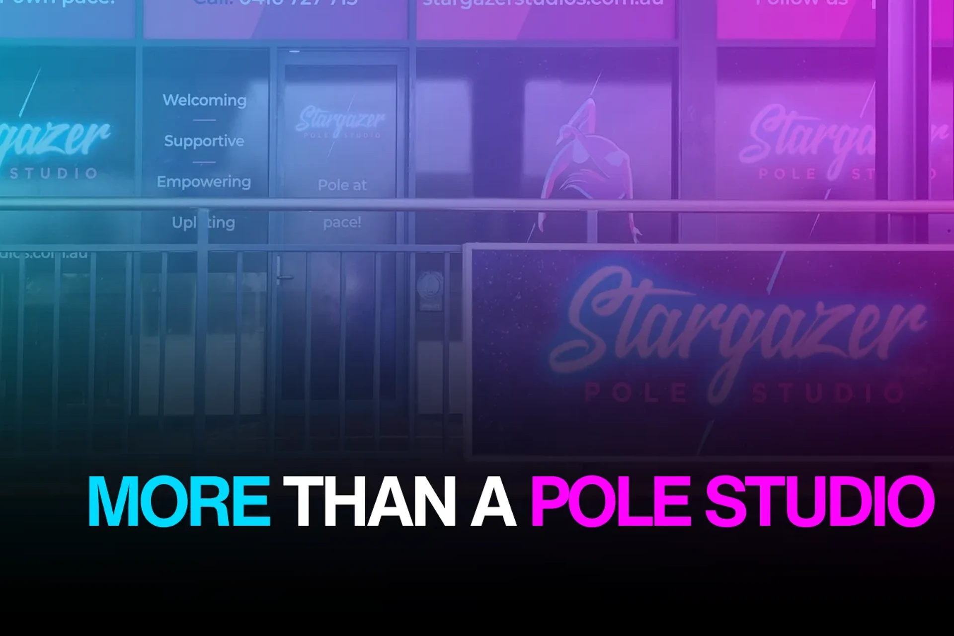More than a pole studio - a welcoming, supportive community where everyone can move, learn and grow.