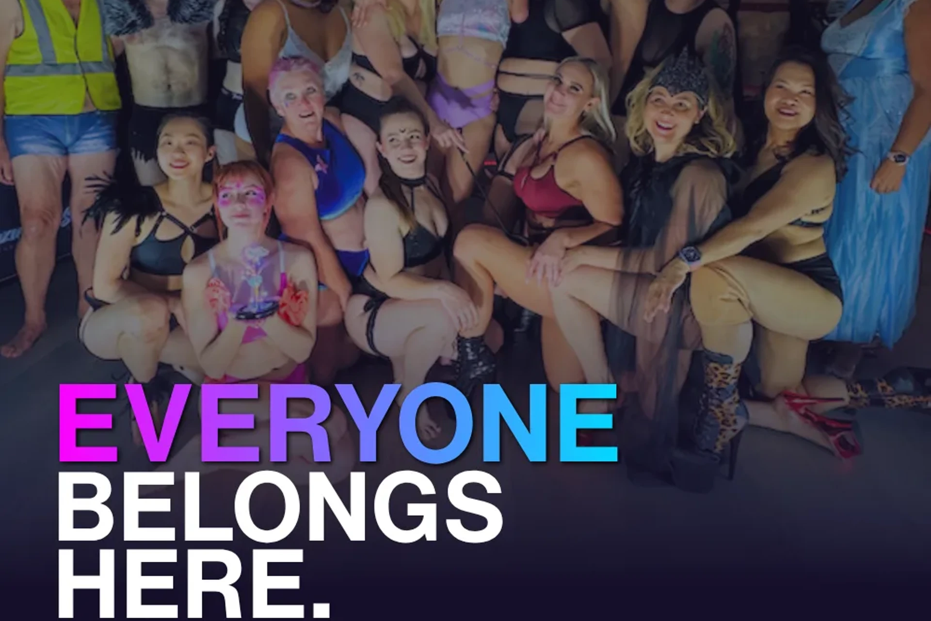 Everyone belongs here 💜